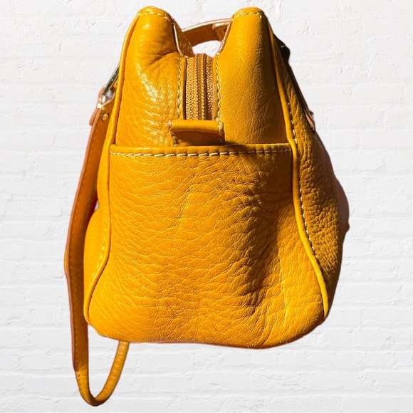 FOSSIL | Genuine Pebbled Leather | Blackburn Satchel Handbag - Picture 3 of 15